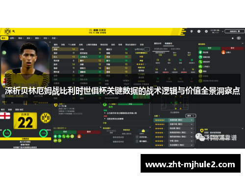 深析贝林厄姆战比利时世俱杯关键数据的战术逻辑与价值全景洞察点 深析贝林厄姆战比利时世俱杯关键数据的战术逻辑与价值全景洞察点